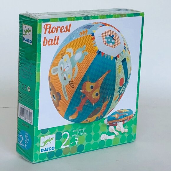 New Sealed Djeco  Fabric Cover Ball for 2 Years + - Picture 5 of 11